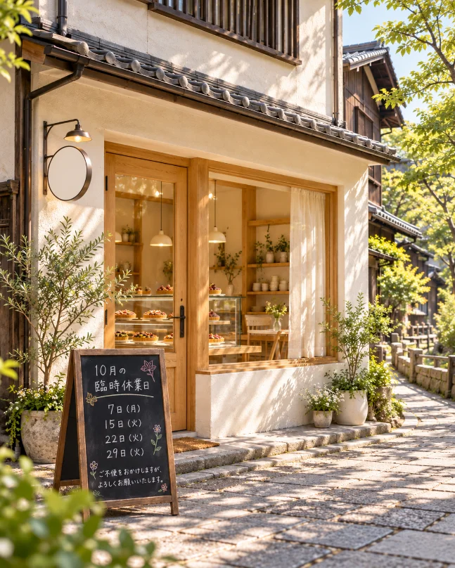 店先の黒板